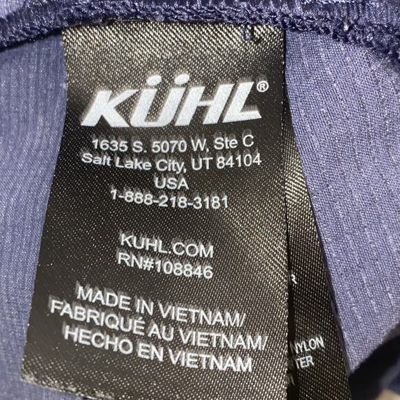 Kuhl Weekender Tight Blue Womens Large Tuff Lite UPF 50 Pockets - Picture 6 of 7